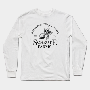 Schrute Farms Long Sleeve T-Shirt - Schrute Farms by sewwani